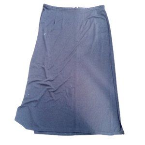 Black Maxi Full Length Skirt Size 18